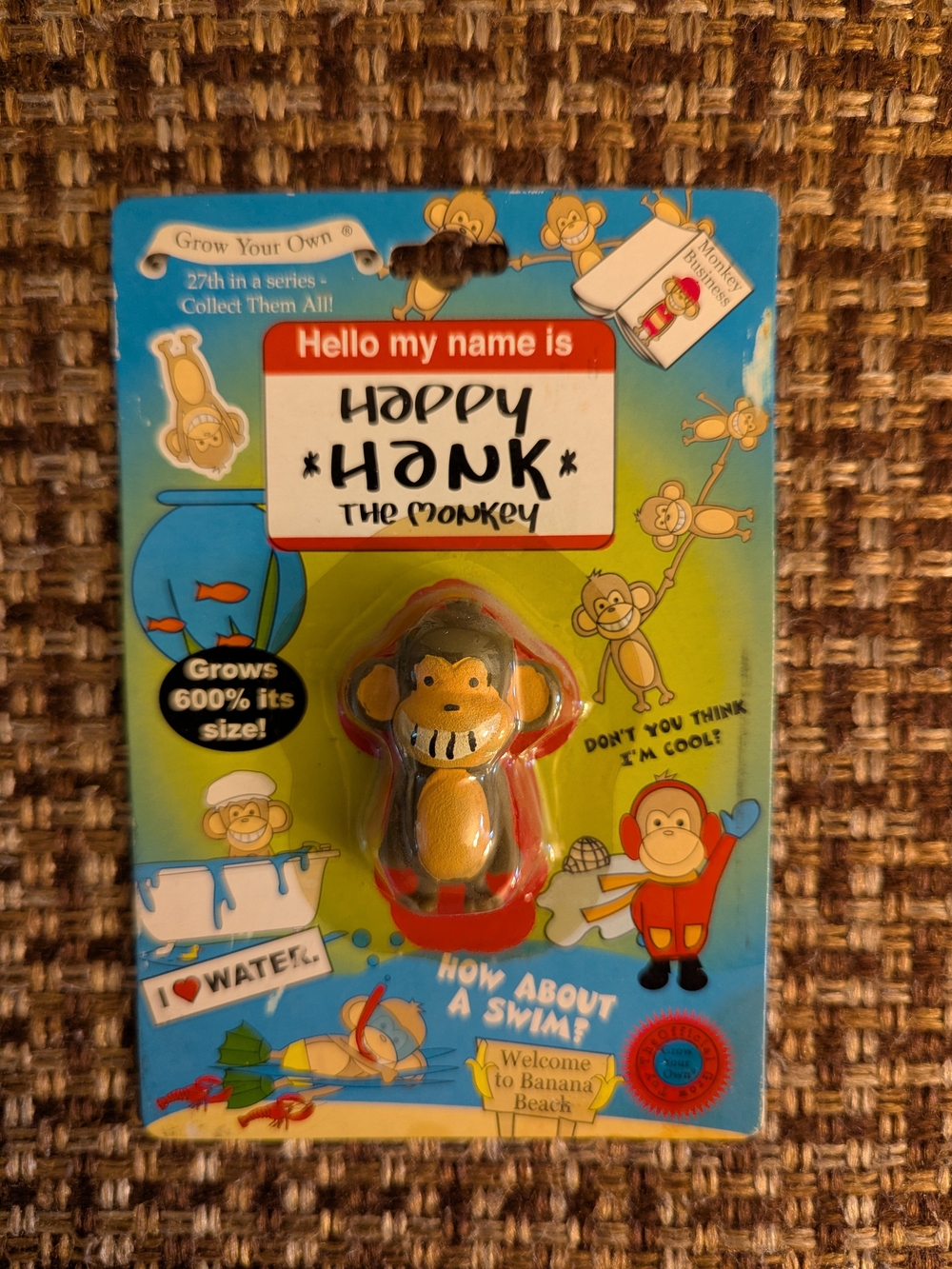 Brand New Happy Hank the Monkey Monkey Plush Toy Collectable